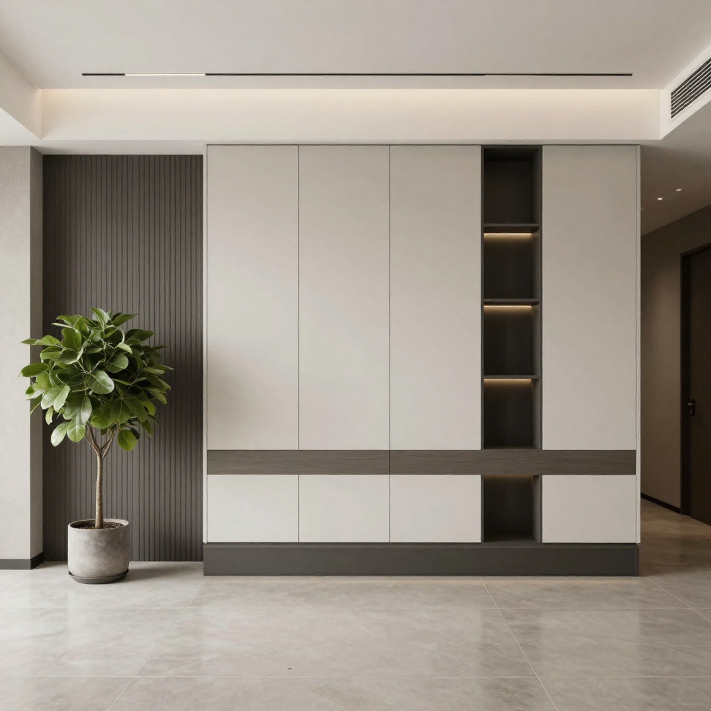 Modern minimalist living area