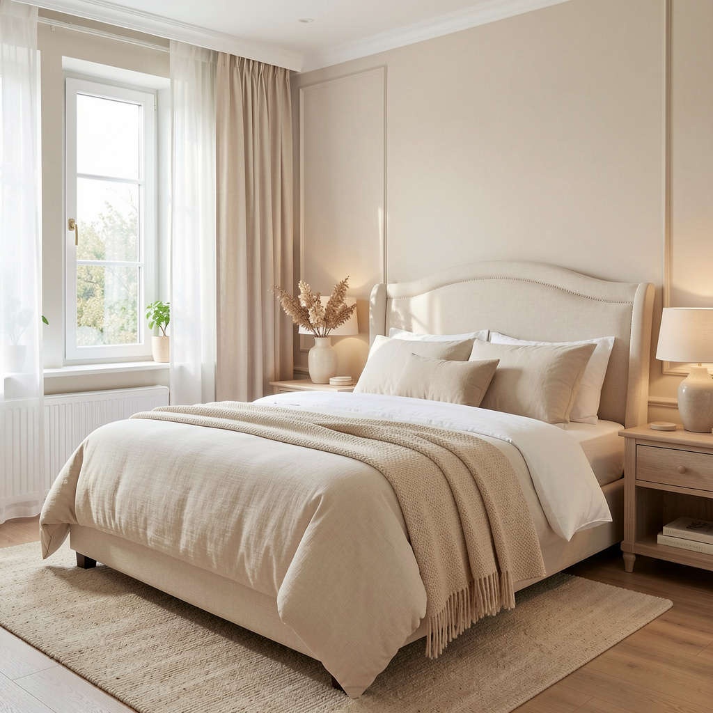 Serene bedroom design